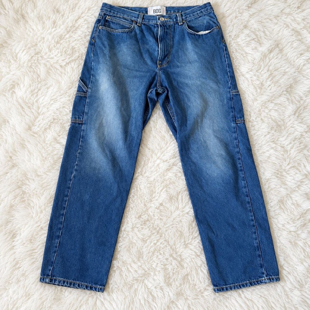 Straight Fit Utility Jeans 32x30
